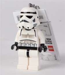Kulcstartó, LED világítással, LEGO "Star Wars Stormtrooper"